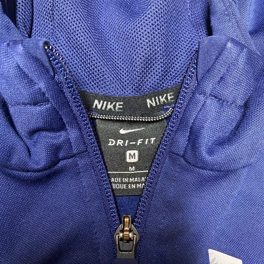 Nike Boys Medium Blue Drifit‎ Zip Up Hoodie